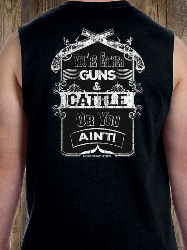 Men's Muscle T - G&C SALOON SIGN