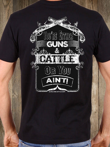 Men's Short Sleeve T-shirt - G&C SALOON SIGN