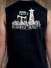 Men's Muscle T - G&C CORNFIELD TO OILFIELD