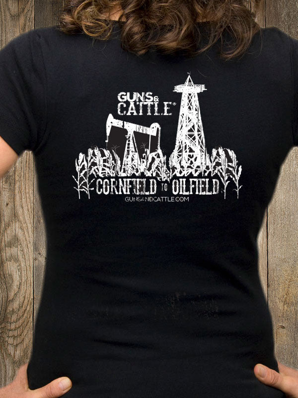 Women's Short Sleeve T-shirt - G&C CORNFIELD TO OILFIELD