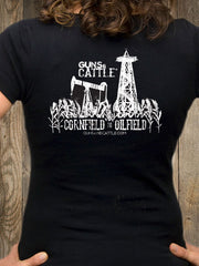 Women's Short Sleeve T-shirt - G&C CORNFIELD TO OILFIELD