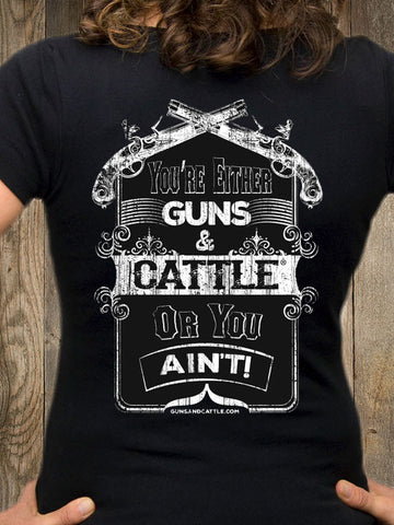 Woman's Short Sleeve T-shirt - G&C SALOON SIGN